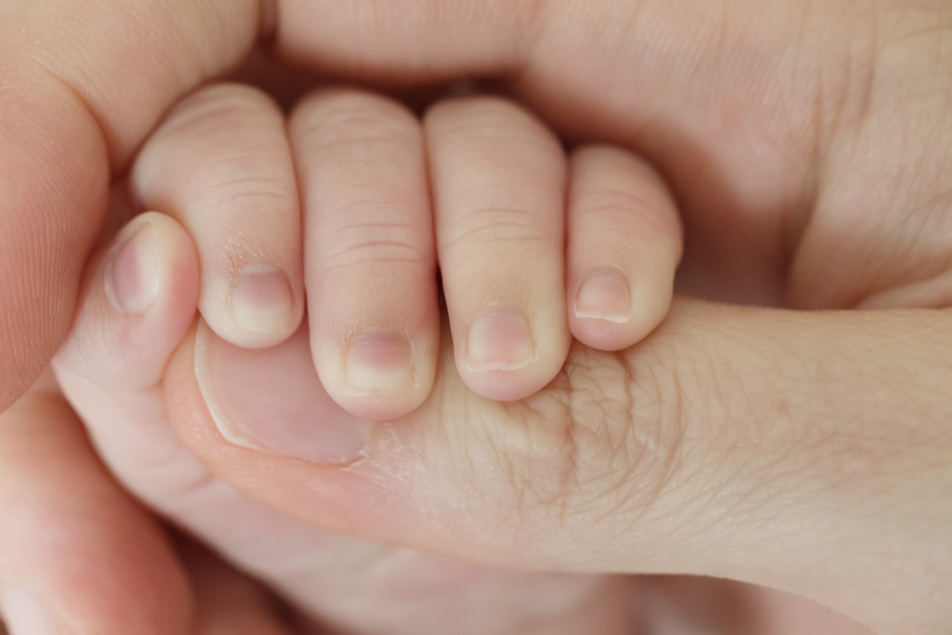 las uñas del bebé